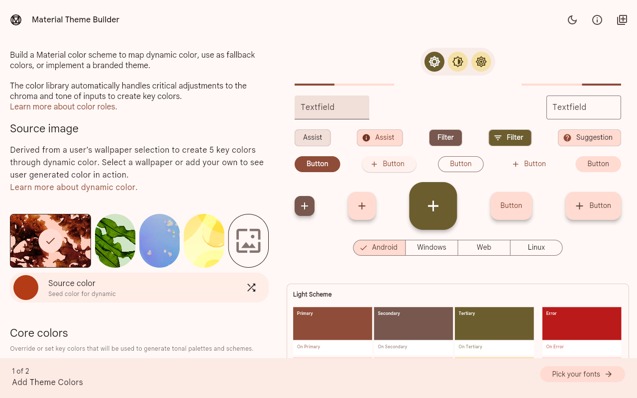 material theme builder