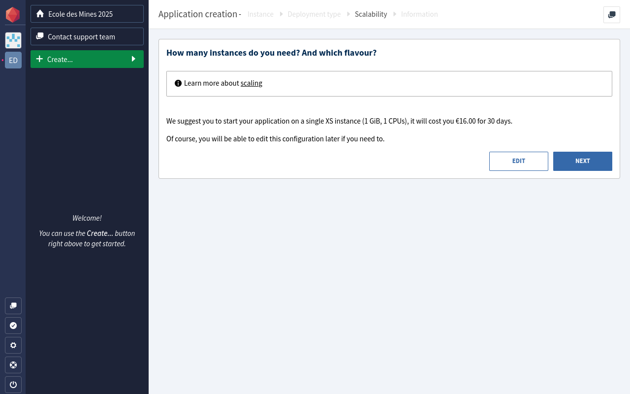clever cloud create app 06